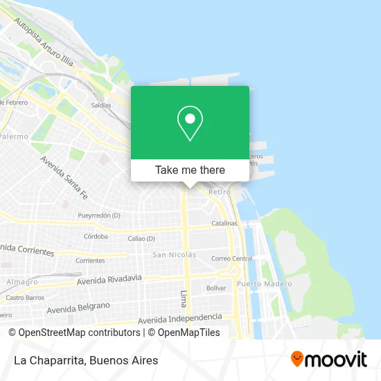 La Chaparrita map