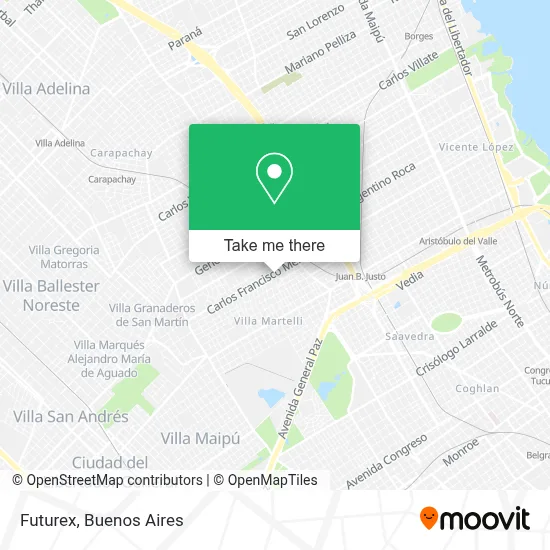 Futurex map