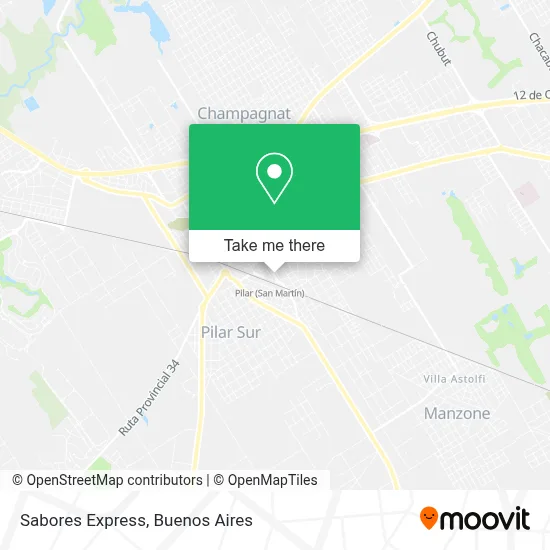 Sabores Express map