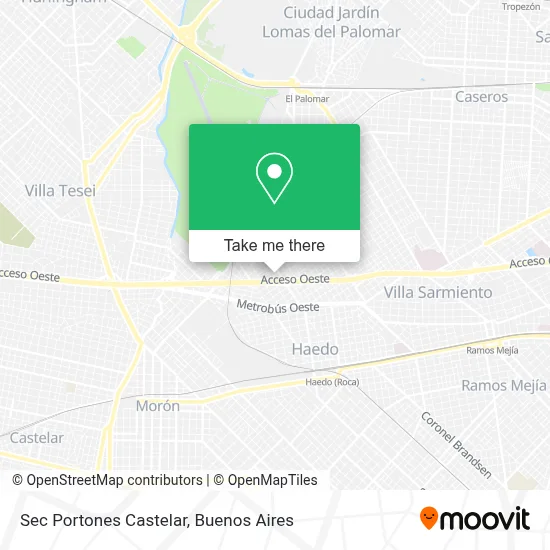 Sec Portones Castelar map