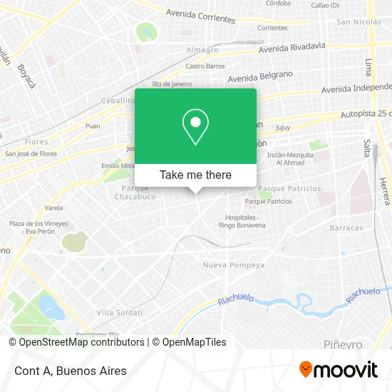 Cont A map