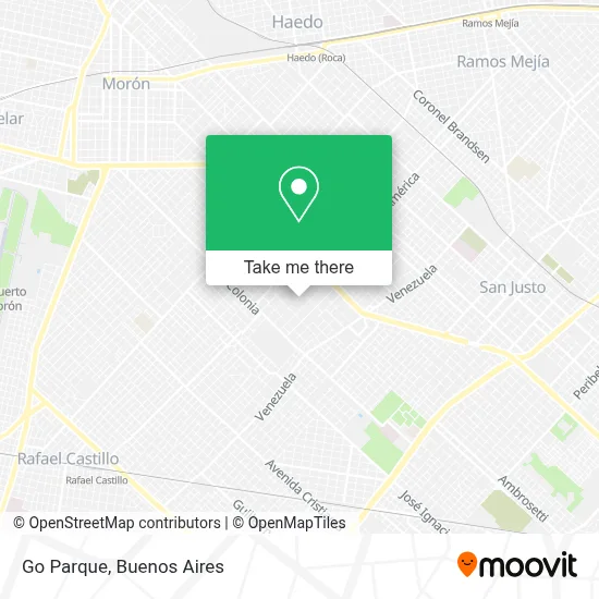 Go Parque map