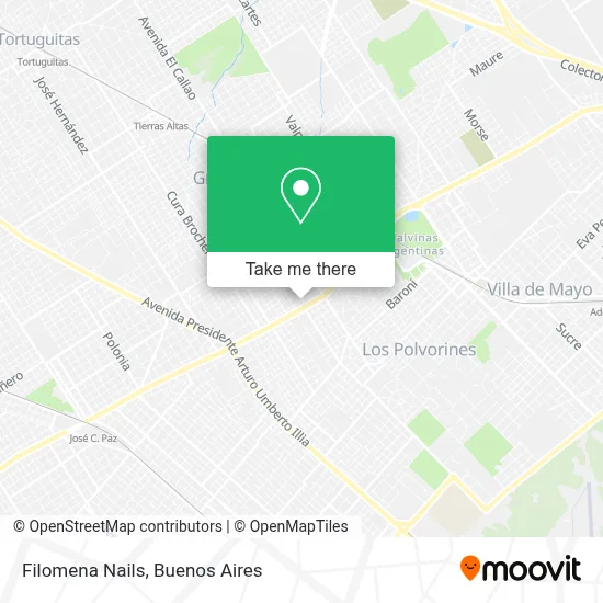 Filomena Nails map