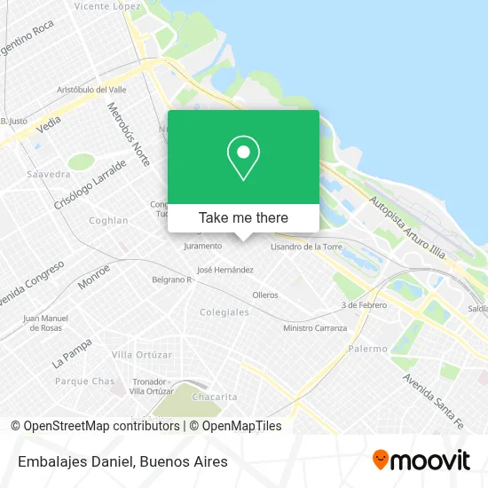 Embalajes Daniel map
