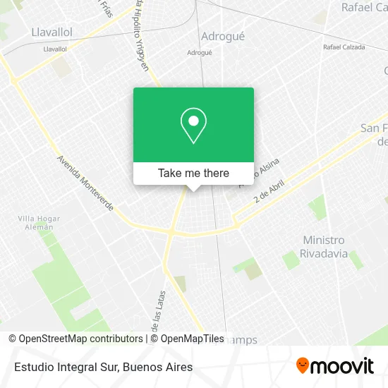 Estudio Integral Sur map