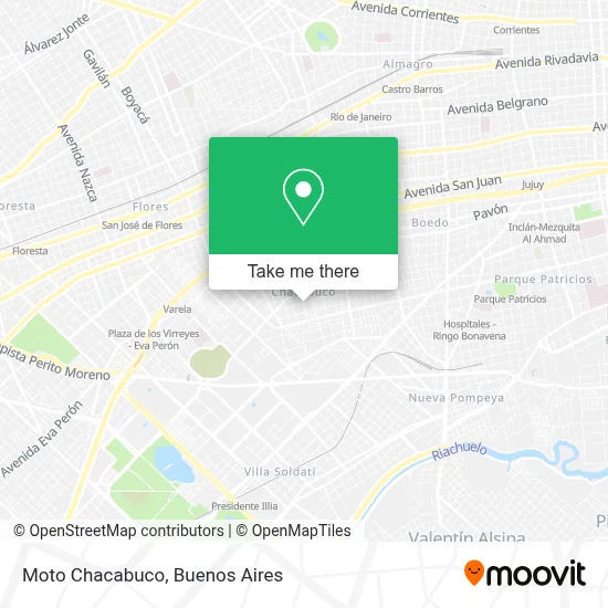 Moto Chacabuco map