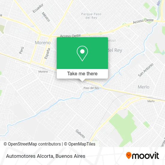 Automotores Alcorta map