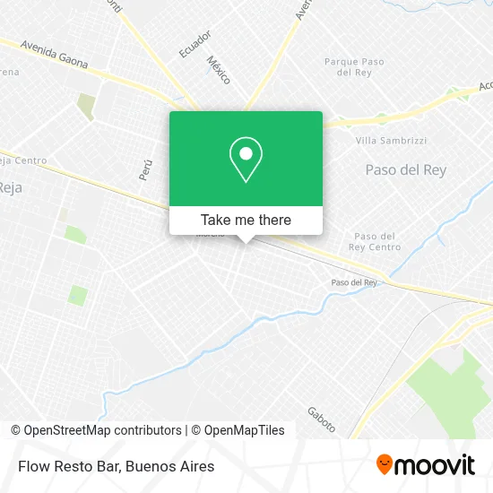 Flow Resto Bar map