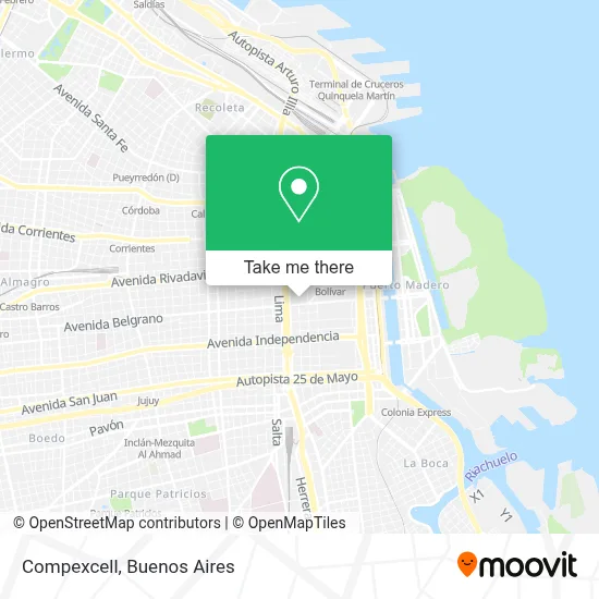 Compexcell map