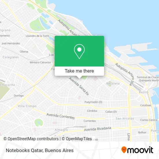 Notebooks Qatar map