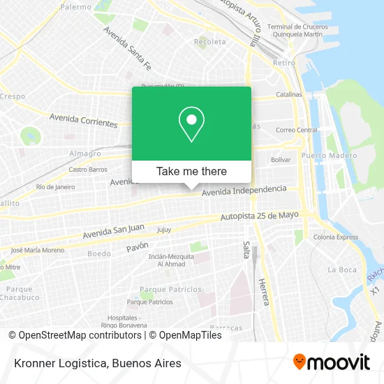 Kronner Logistica map