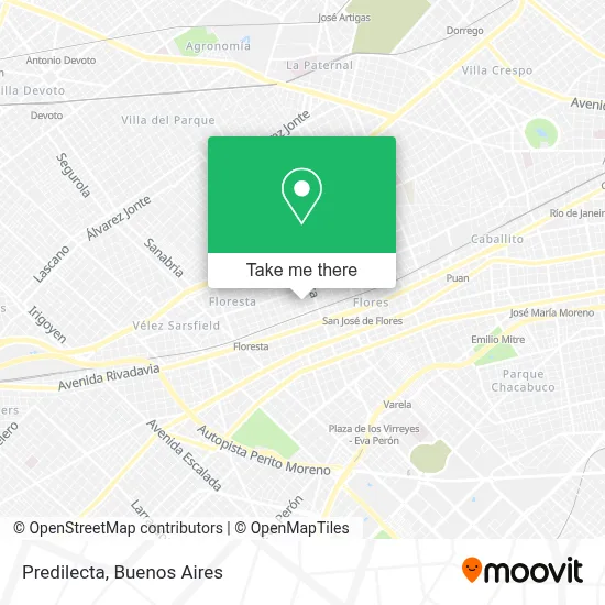 Predilecta map