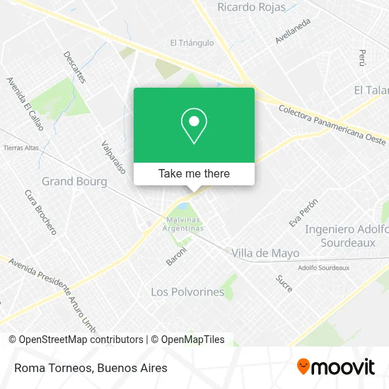 Roma Torneos map