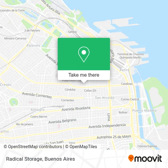 Radical Storage map
