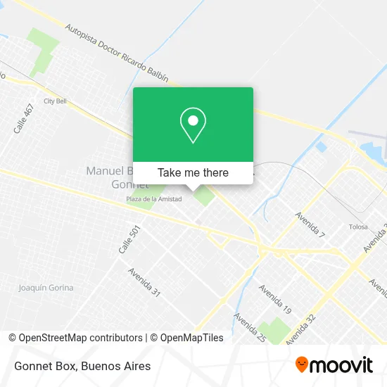 Gonnet Box map
