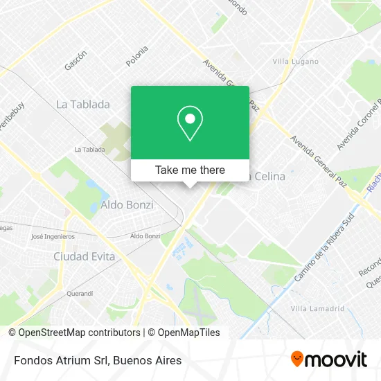 Fondos Atrium Srl map