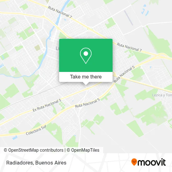 Radiadores map