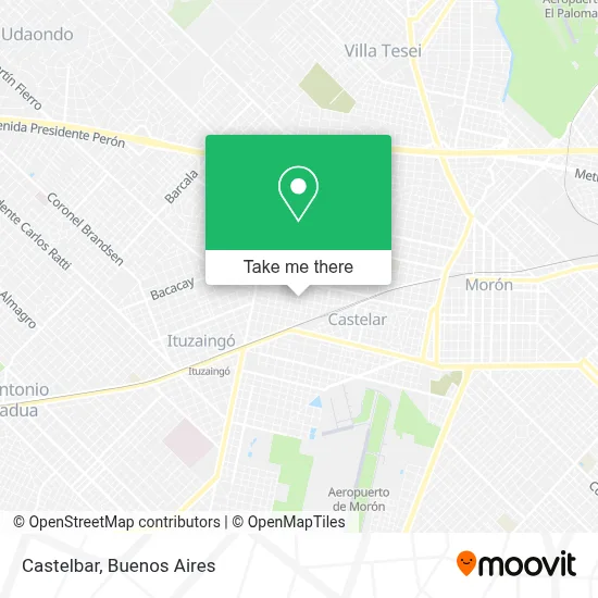 Castelbar map