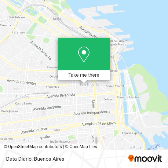 Data Diario map