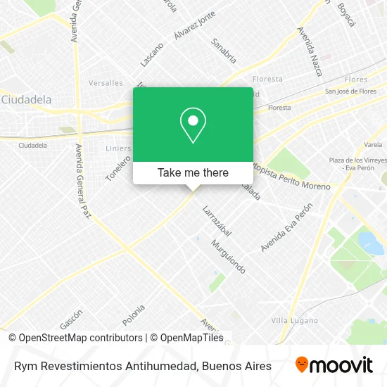 Rym Revestimientos Antihumedad map