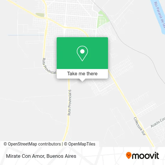 Mirate Con Amor map