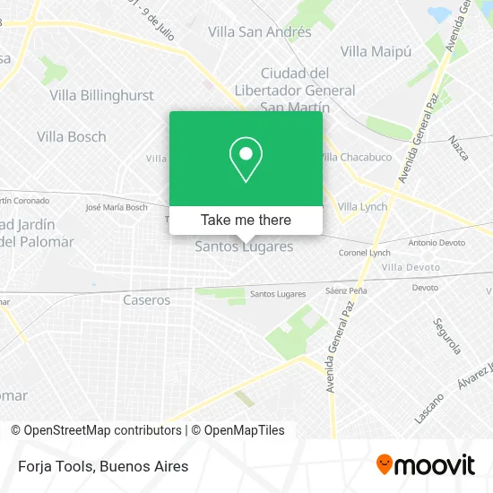 Forja Tools map