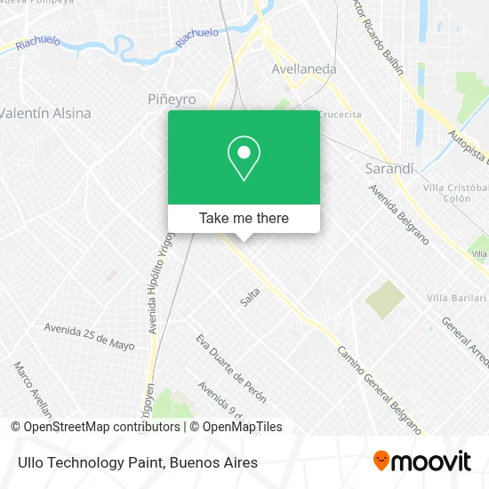Ullo Technology Paint map