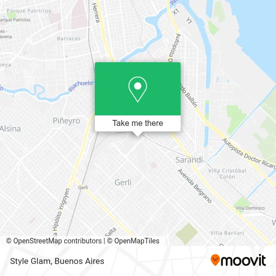 Style Glam map