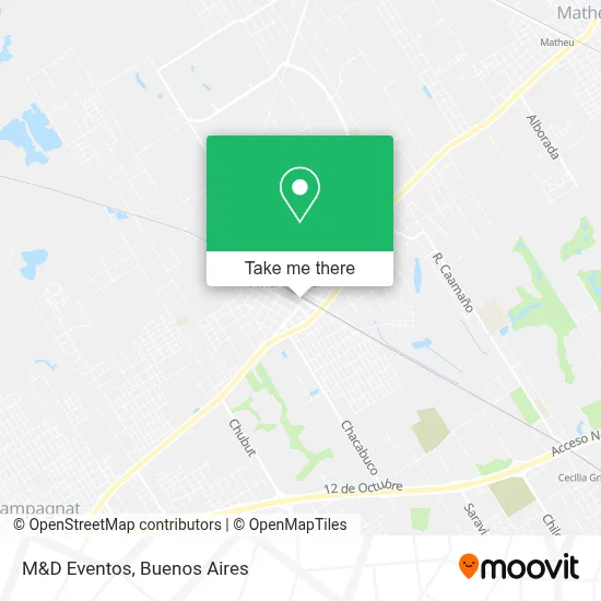 M&D Eventos map