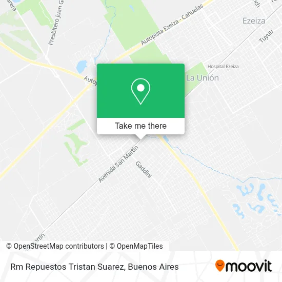 Rm Repuestos Tristan Suarez map