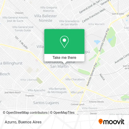 Azurro map