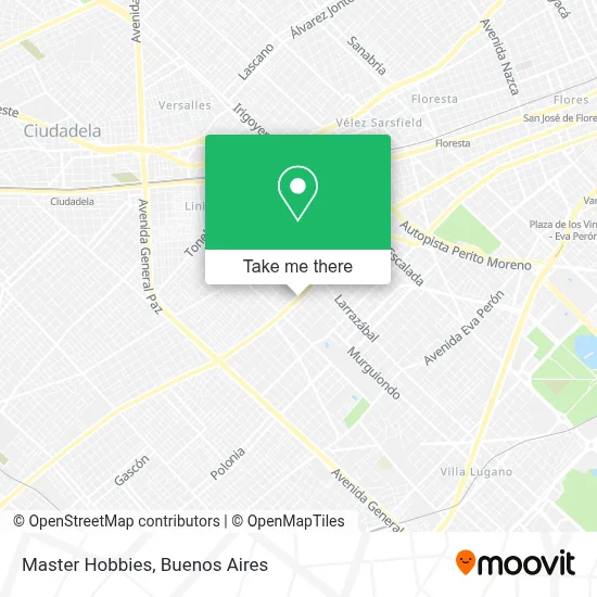 Master Hobbies map