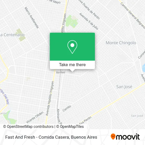 Fast And Fresh - Comida Casera map