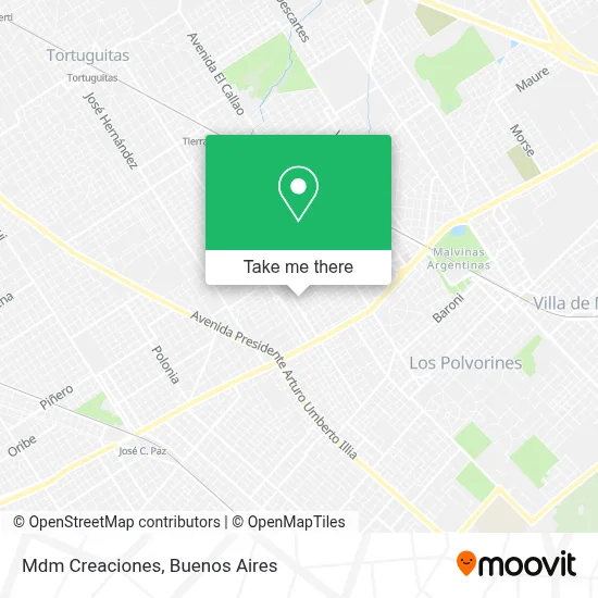 Mdm Creaciones map