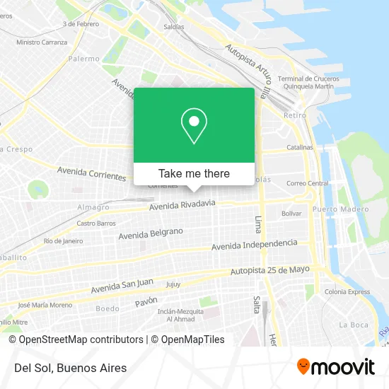 Del Sol map