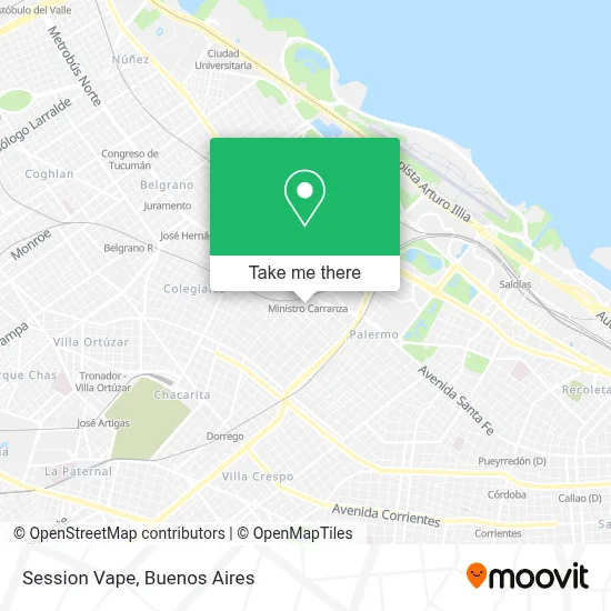 Session Vape map