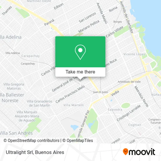 Ultralight Srl map