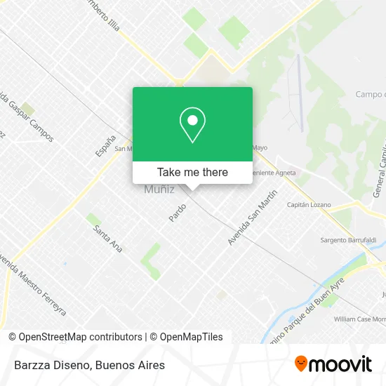 Barzza Diseno map