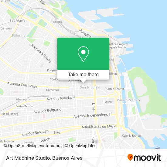 Art Machine Studio map