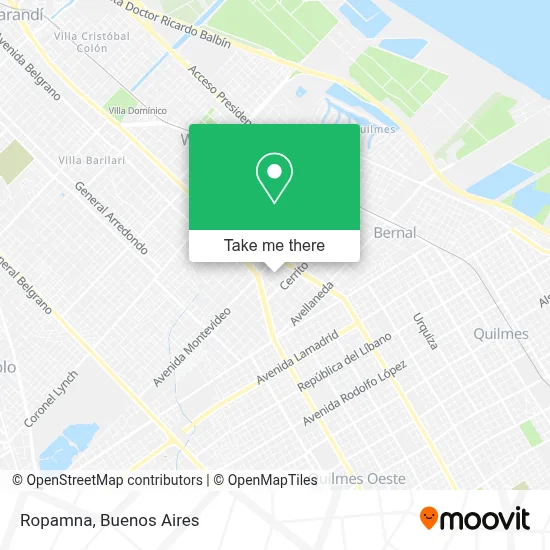 Ropamna map