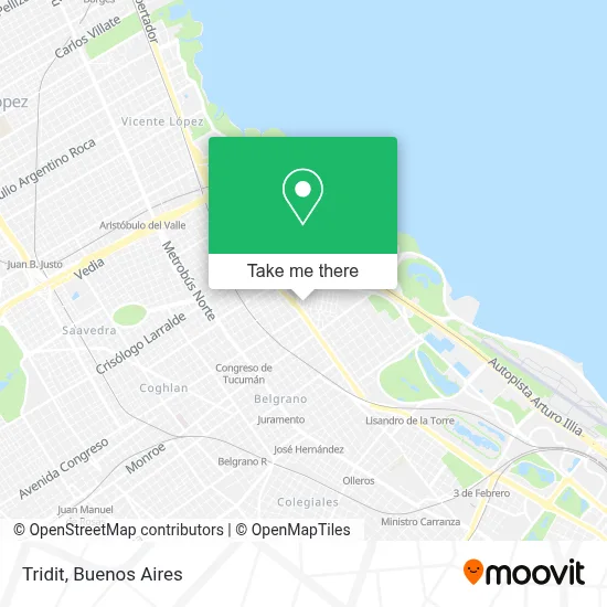 Tridit map