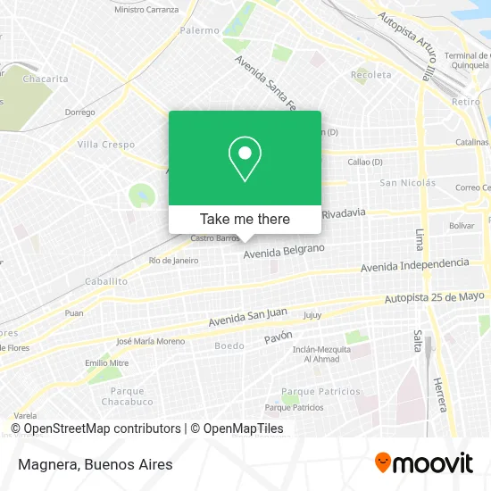 Magnera map