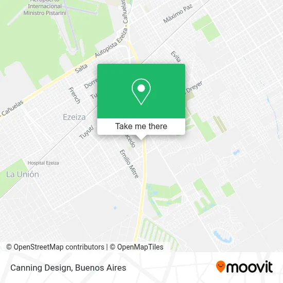 Canning Design map
