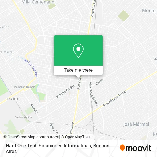 Hard One Tech Soluciones Informaticas map