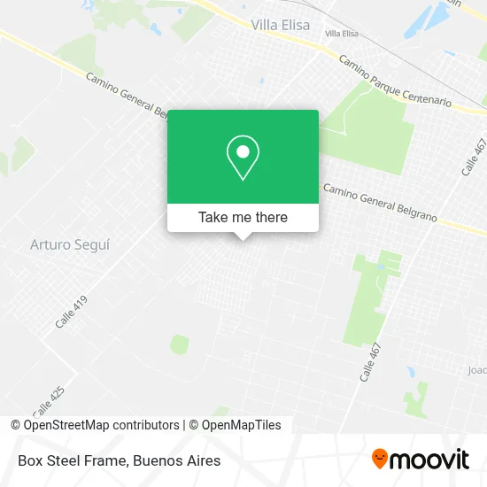 Box Steel Frame map