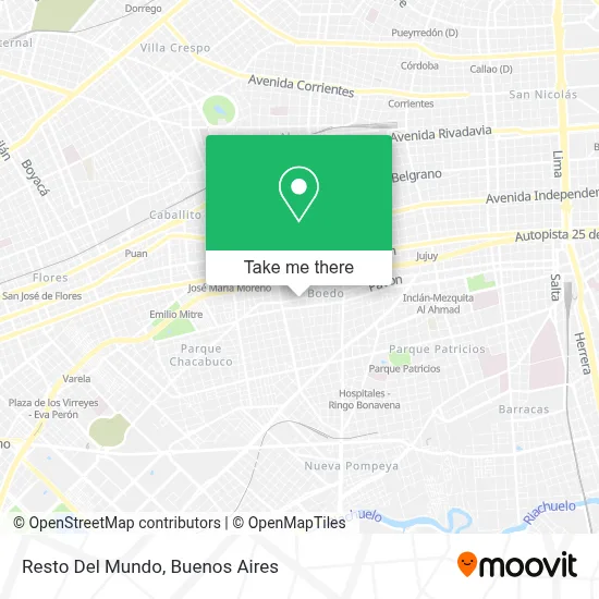 Resto Del Mundo map