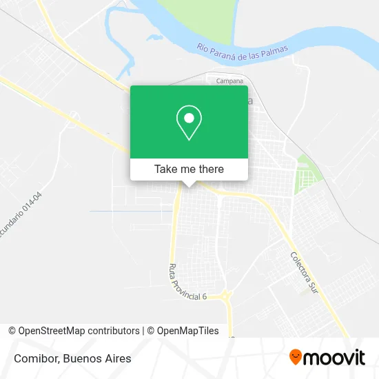 Comibor map
