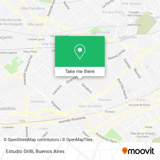 Estudio Grilli map