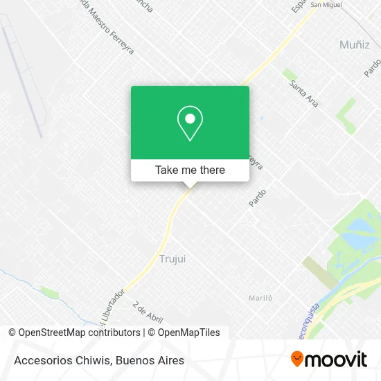 Accesorios Chiwis map