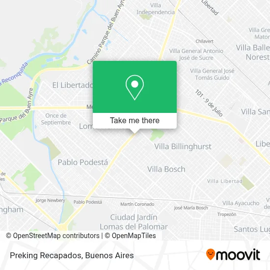Preking Recapados map